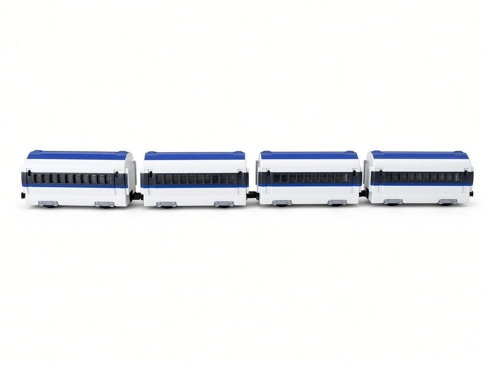 Konami Choro-Q Train Passenger Cars Set of 4